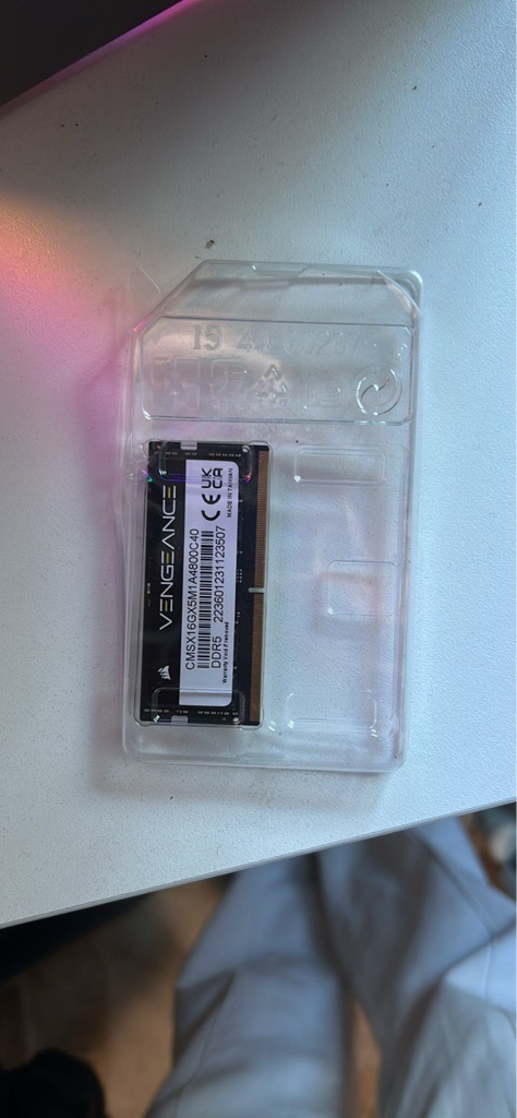 16gb ram corsair ddr5 4800mhz