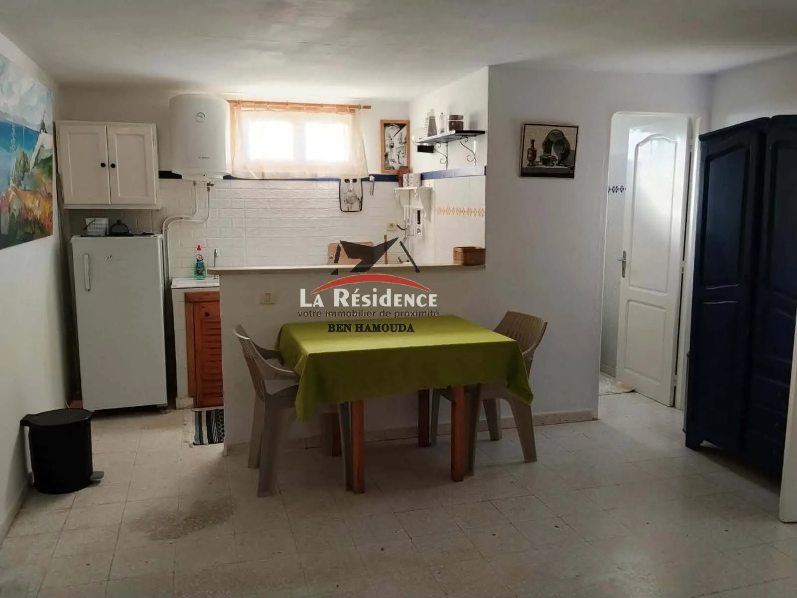  A louer Un studio Bien  Meublé à Corniche , Bizerte.