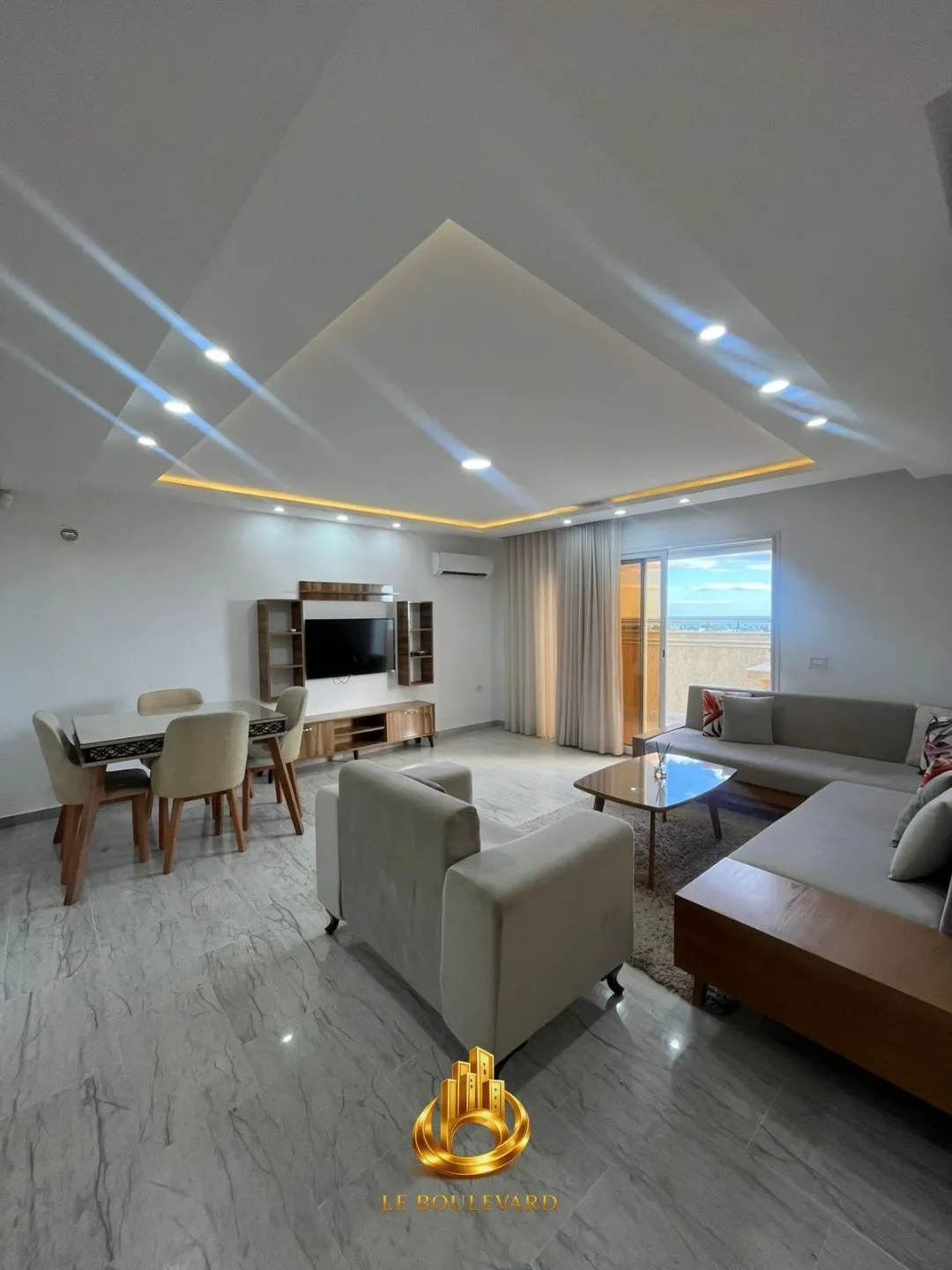 A Louer Penthouse S+2 Haut Standing à Hammamet Nord 