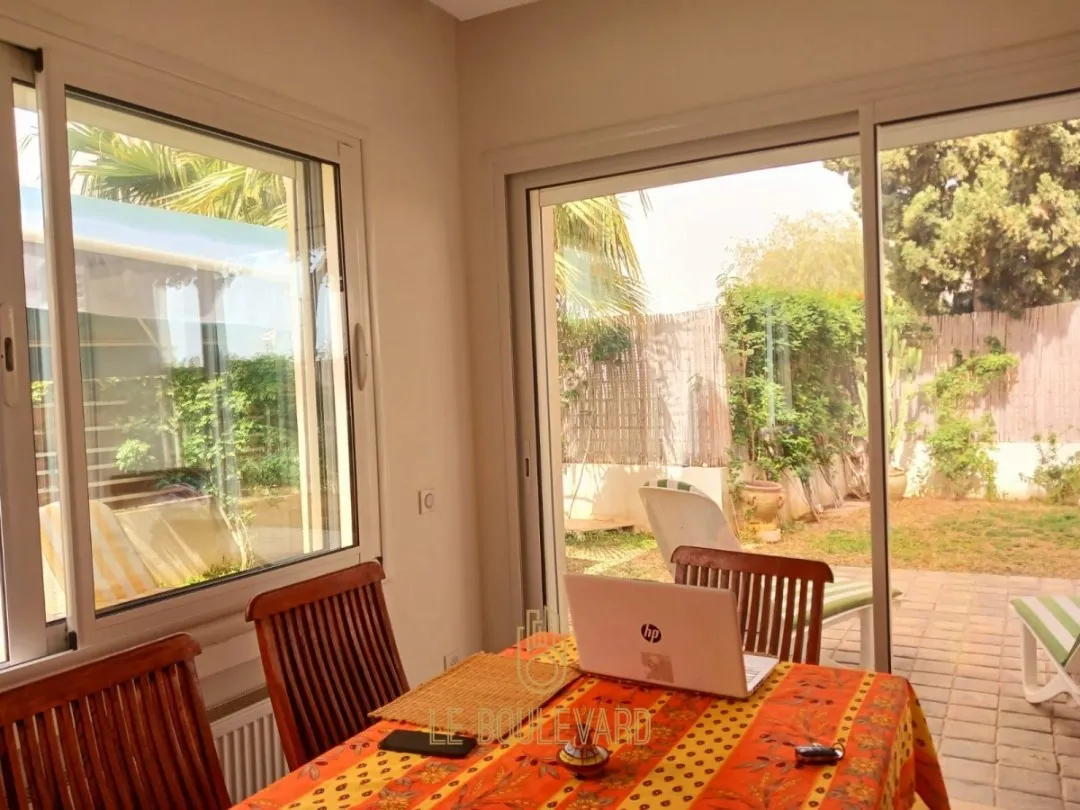 A Louer Appartement S+2 Avec Jardin à Sidi Mahersi, Nabeul