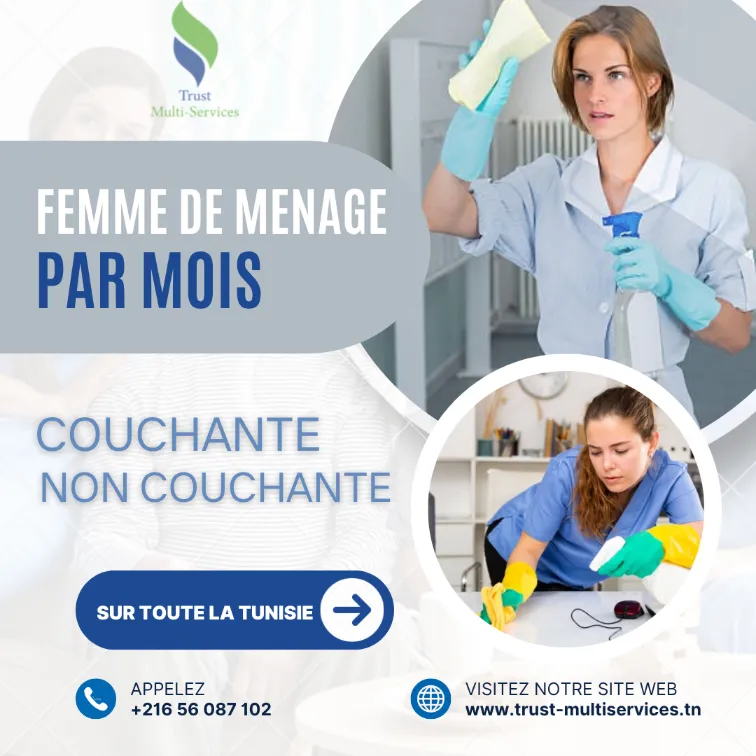 Votre maison mérite le meilleur entretien – Faites confiance à nos femmes de menage