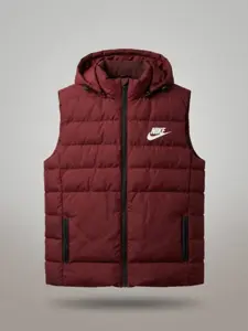 Gilet matelassé sans manches Nike - Bordeaux (Style Sportswear)