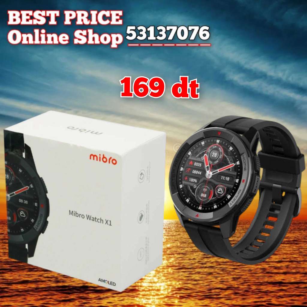 SMART WATCH Montre Connectée Mibro X1 Cacheté.
➖PRIX FIIIX 169 dt
Vente en ligne ☎️53137076
