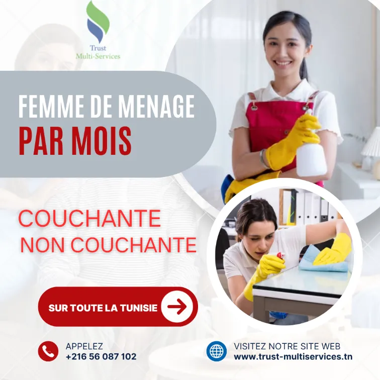 Votre maison mérite le meilleur entretien – Faites confiance à nos femmes de menage