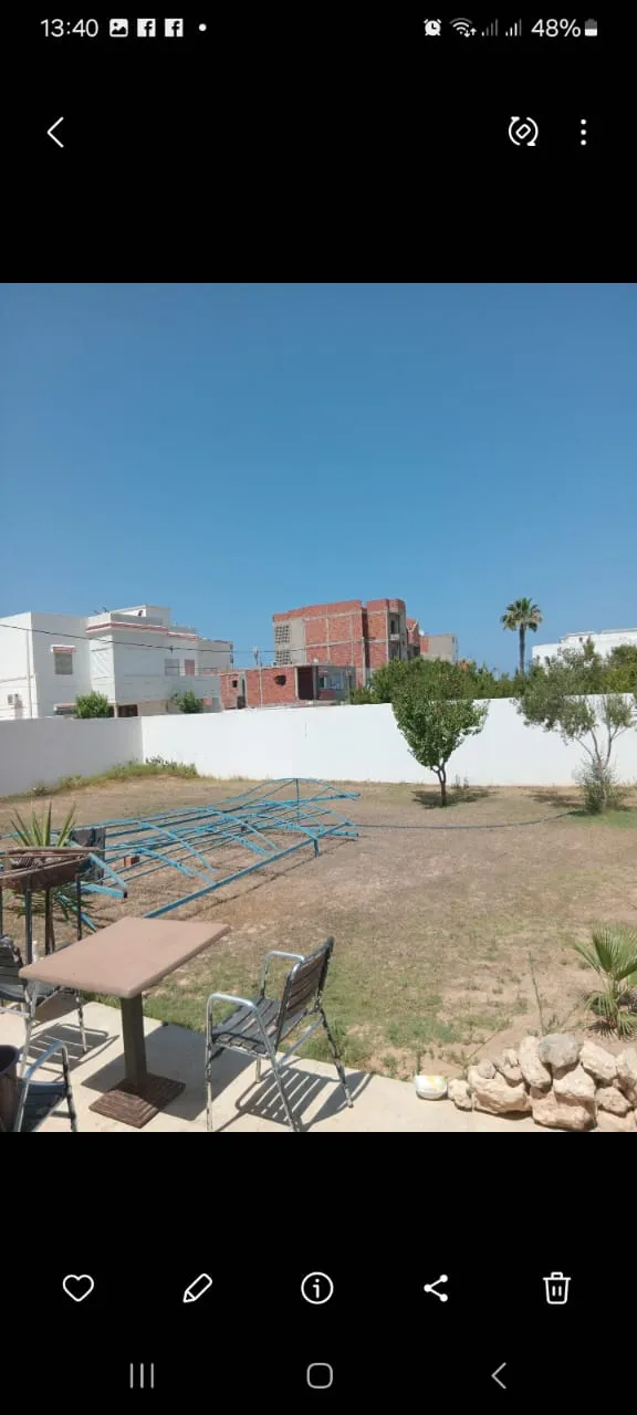 🏗Terrain Constructible Avec Studio En Vente | Chott Mariem