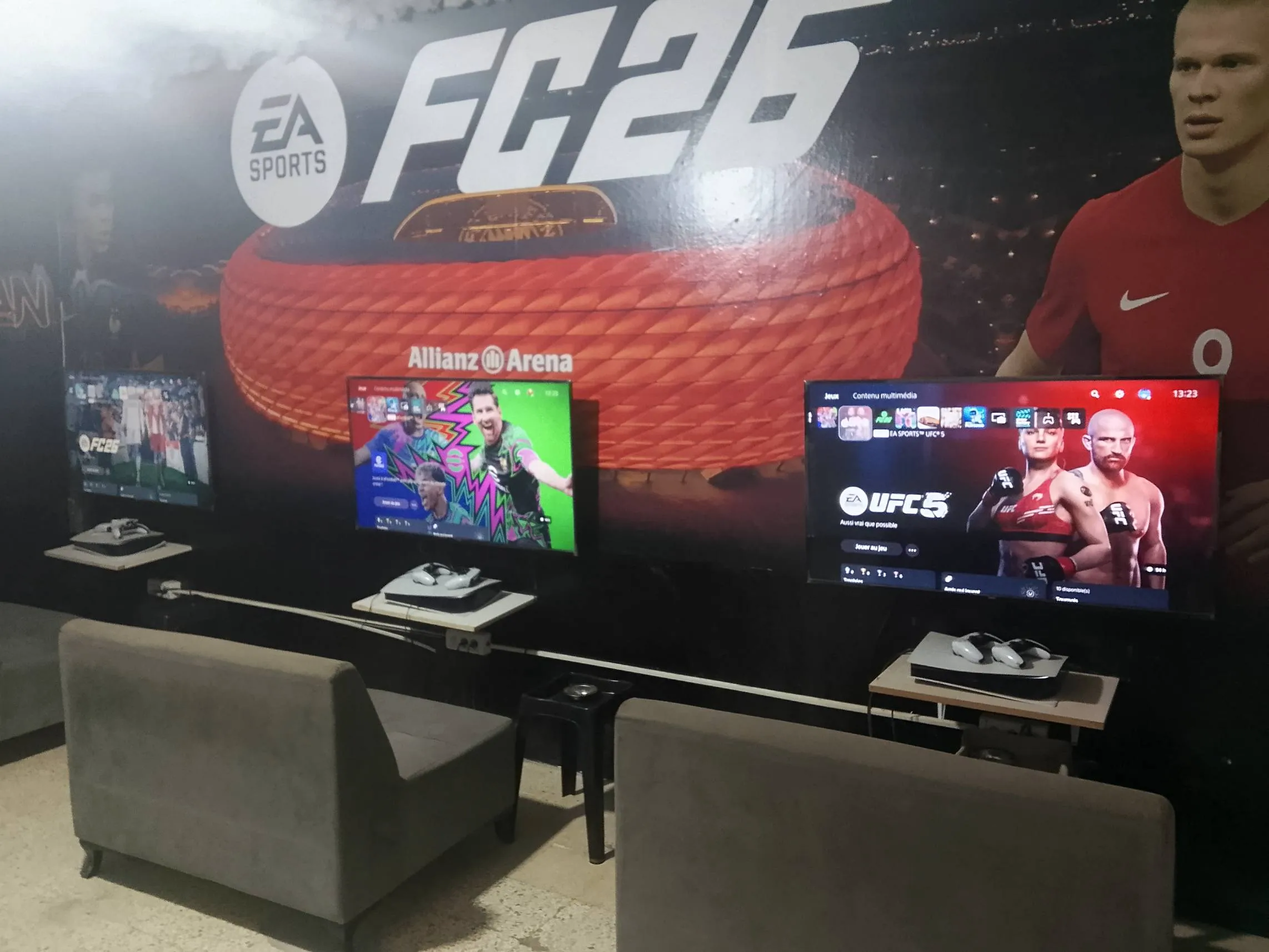 Matériel salle de jeux 