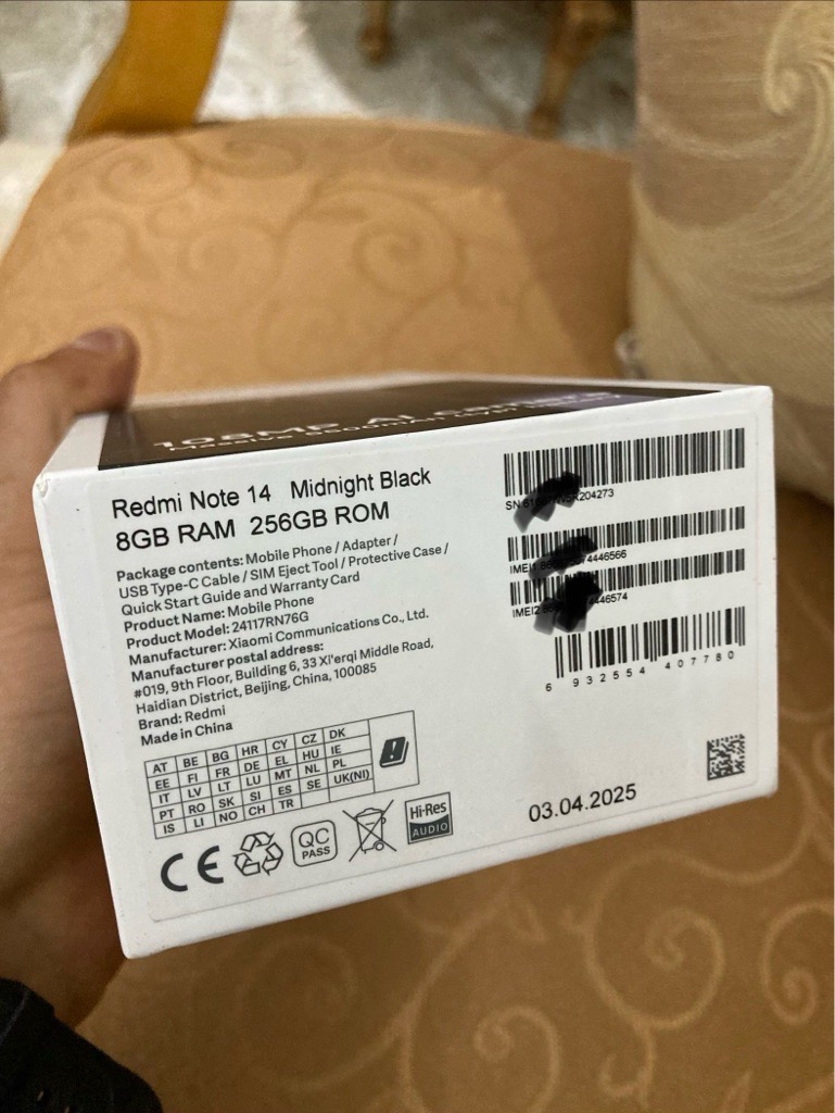 redmi note 14  8/256