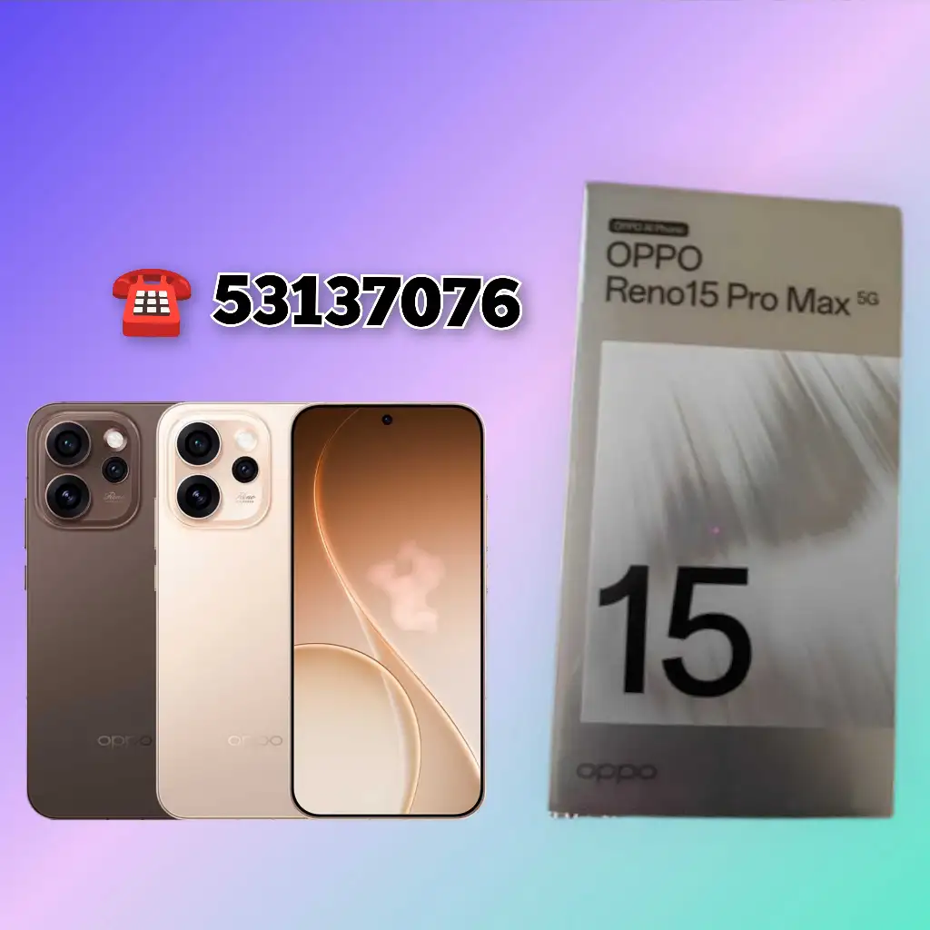 Oppo Reno 15 Pro Max 5G 12 /512 Cacheté validé✔️