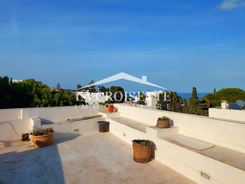 Appartement s1 meublé avec terrasse vue sur mer à La Marsa MAL1952