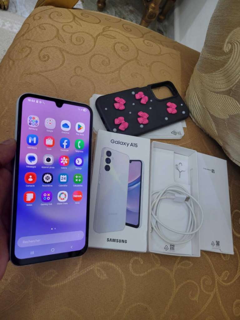 samsung a15 ram 8g stockage 256g 
