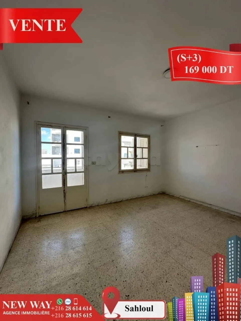(S+3) à Sahloul dans un emplacement stratégique
