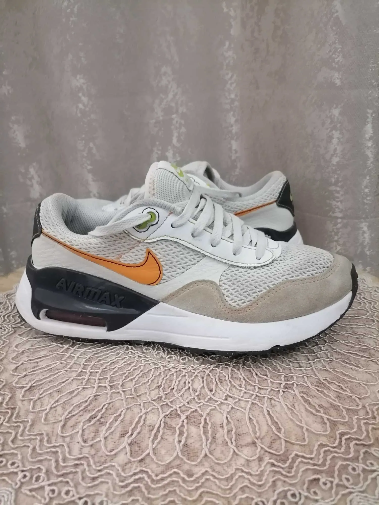 Nike Air Max SYSTM Low White Vivid Orange - DQ0284-109