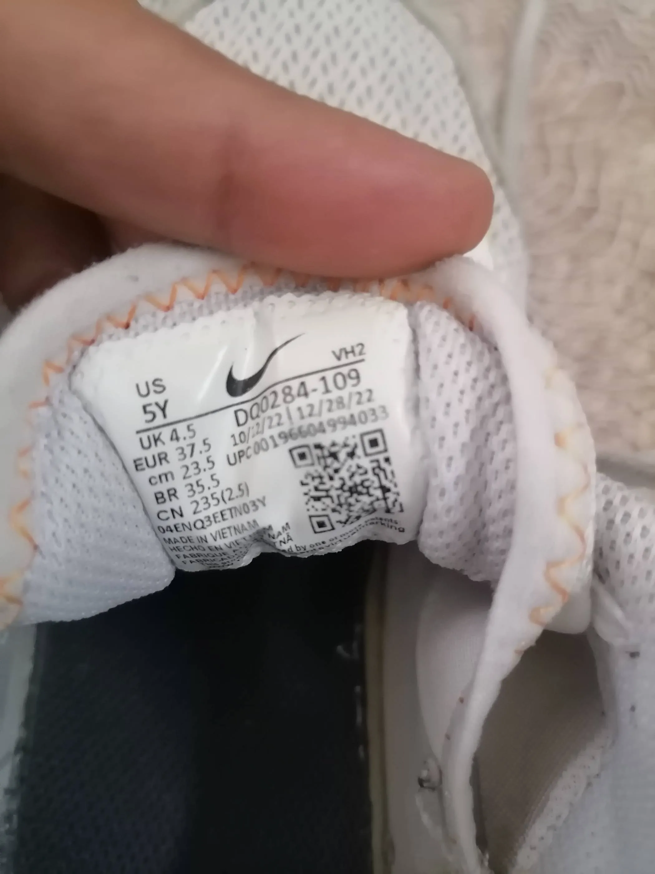 Nike Air Max SYSTM Low White Vivid Orange - DQ0284-109