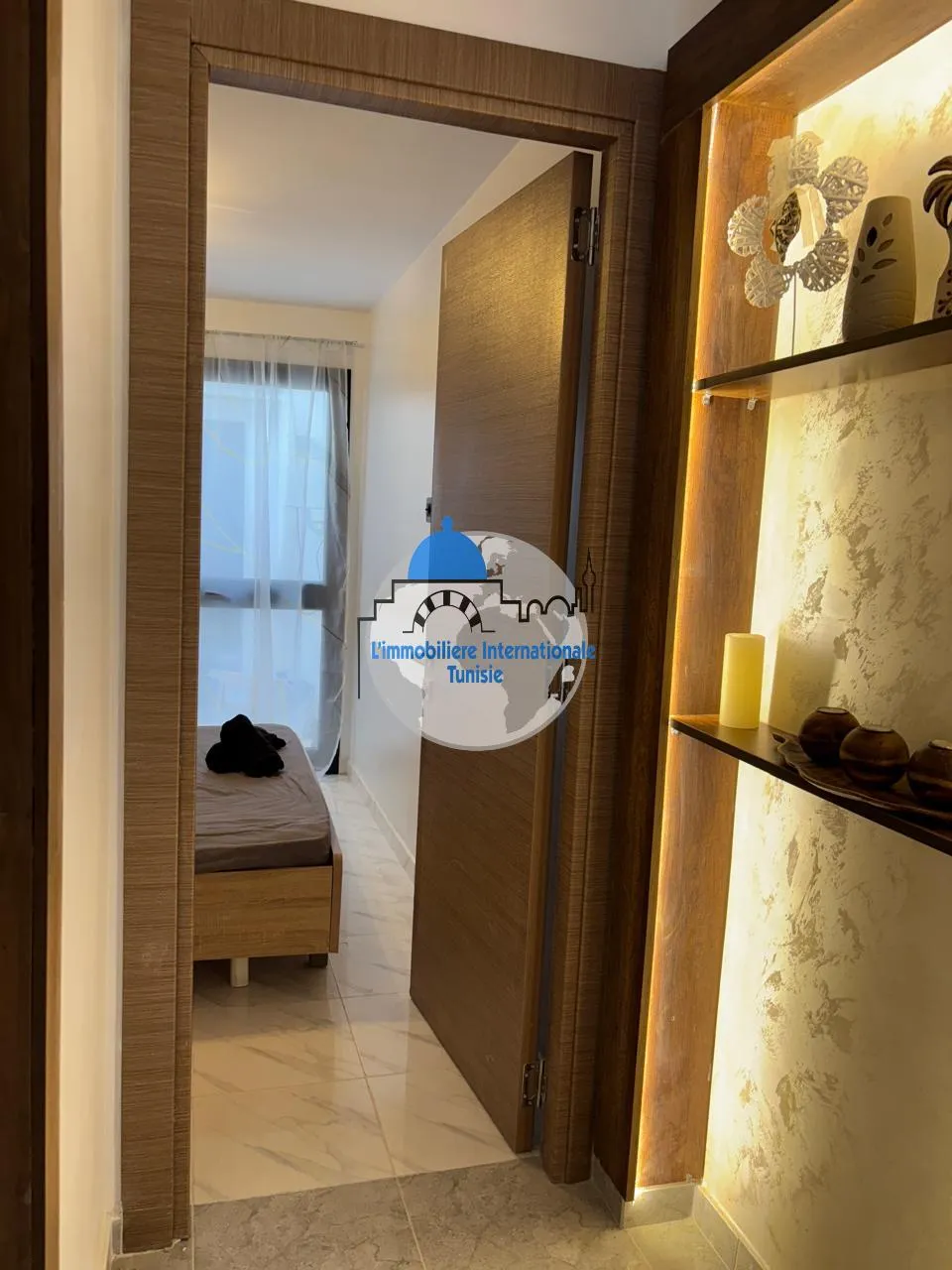 Location  annuelle un appartement en S+1 au RDC à khzema EST Sousse