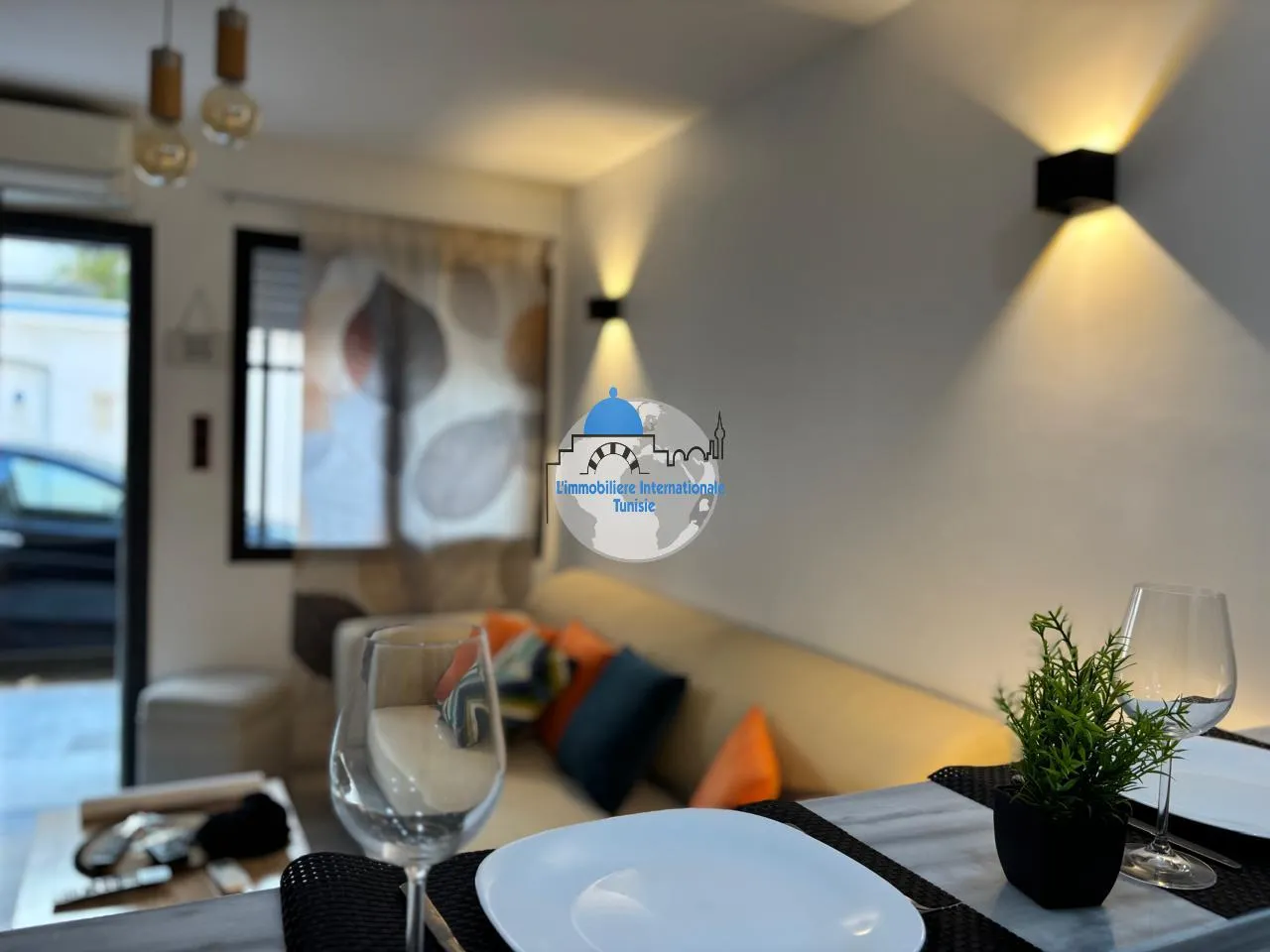 Location  annuelle un appartement en S+1 au RDC à khzema EST Sousse