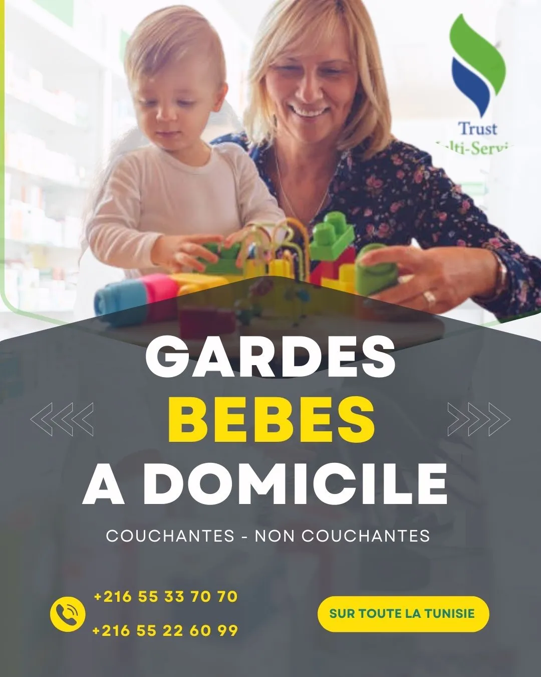 Gardes Bébés de confiance près de chez vous A CITE ENNASR