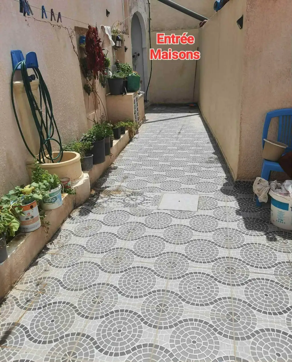 Propriétaire Vend une Maison arabe rénovée avec goût sidi Boudhaoui Kélibia 205m² 160m² Bâti 180Mdt