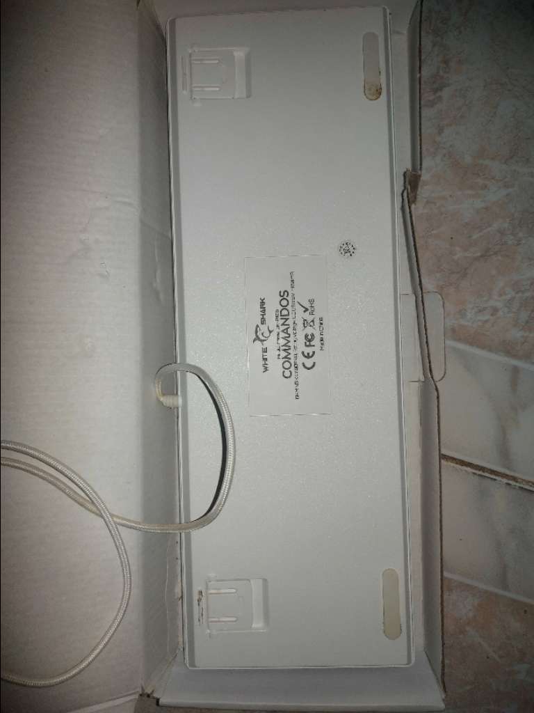 Clavier Gaming mécanique White Shark COMMANDOS GK-2106