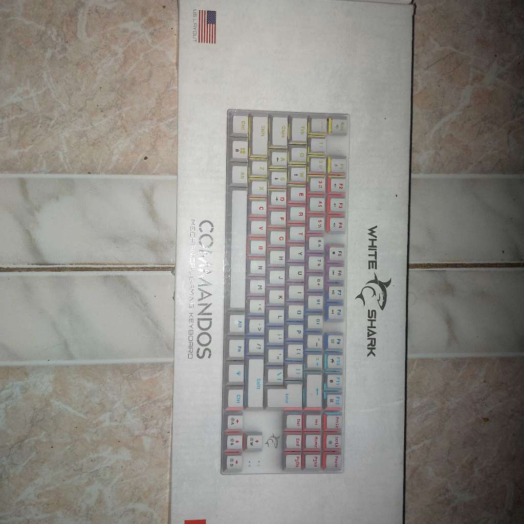 Clavier Gaming mécanique White Shark COMMANDOS GK-2106