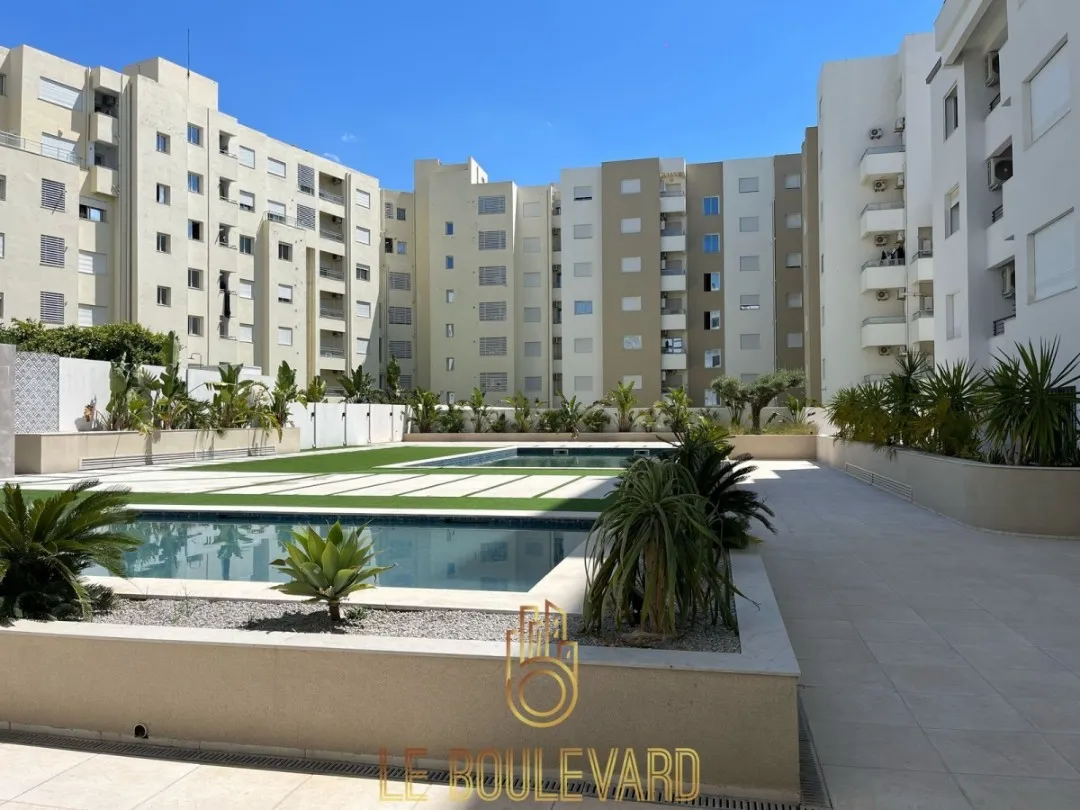 Location Annuelle : Appartement S+1 Haut Standing à AFH Mrezga, Nabeul 