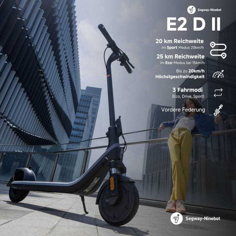 Trottinette electrique Segway-Ninebot E2 D II 