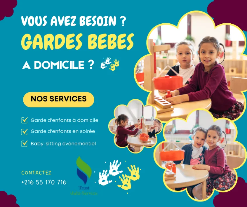  société propose des Assistantes Maternelles A  La Goulette 