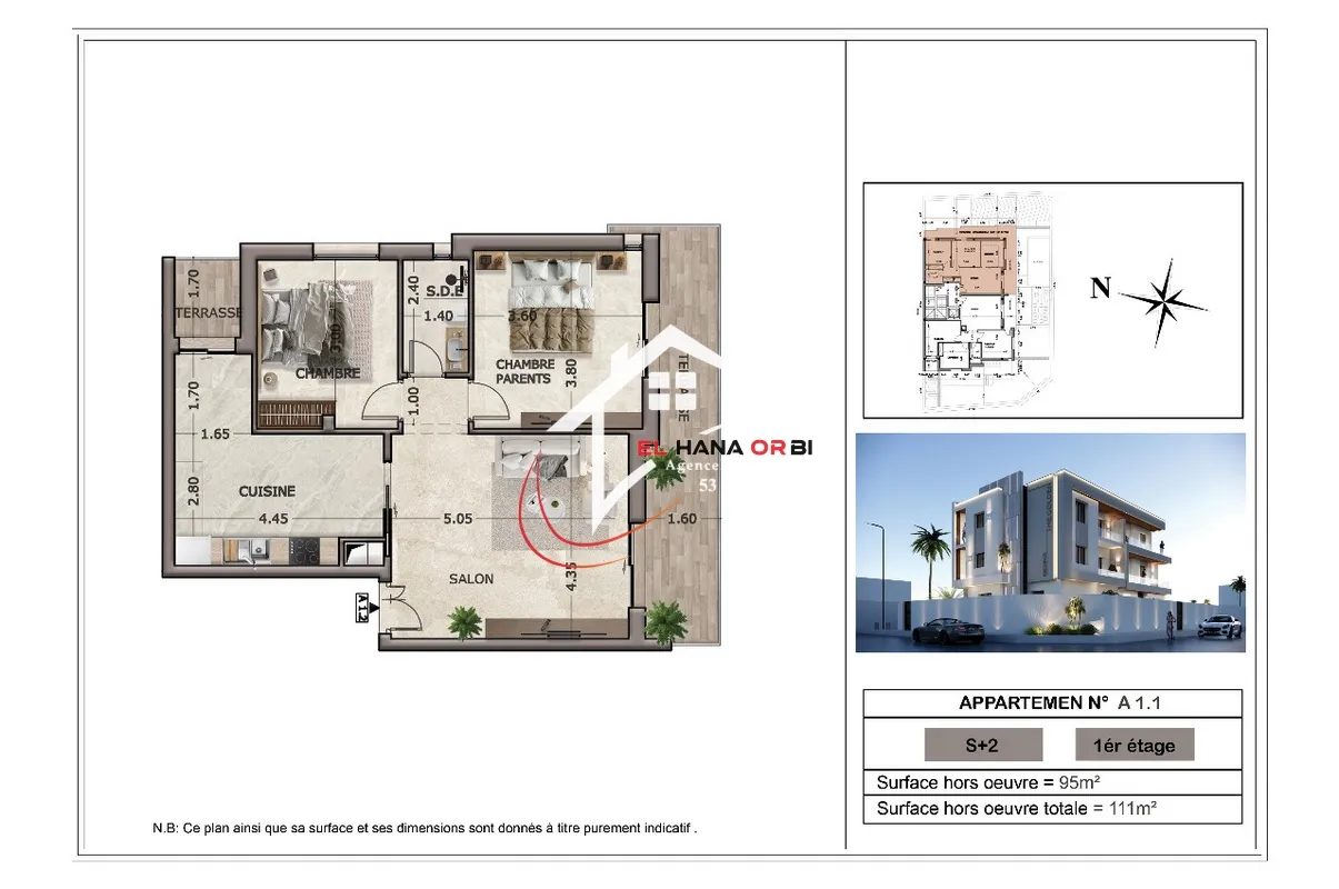 AGENCE EL HANA propose un nouveau projet à vendre à zone touristique Mahdia