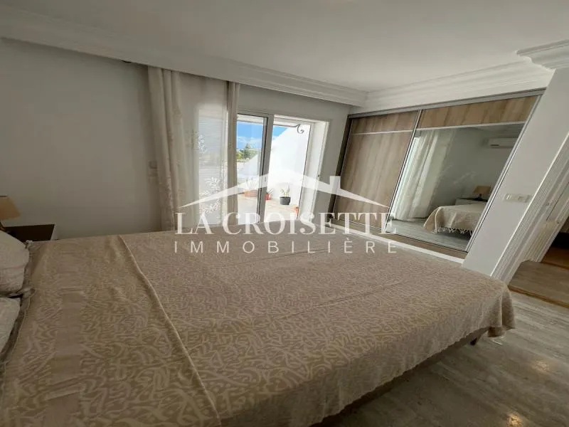 Etage de villa s1 meublé à La Marsa ZEL0547