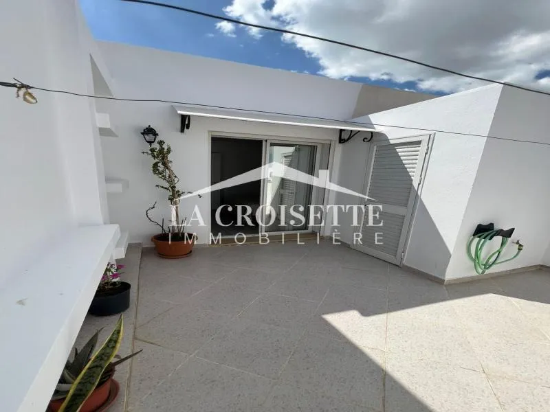 Etage de villa s1 meublé à La Marsa ZEL0547