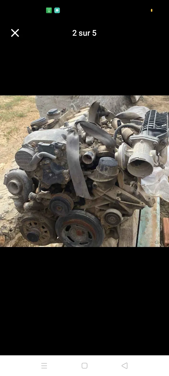 Moteur Mercedes C200 et phares