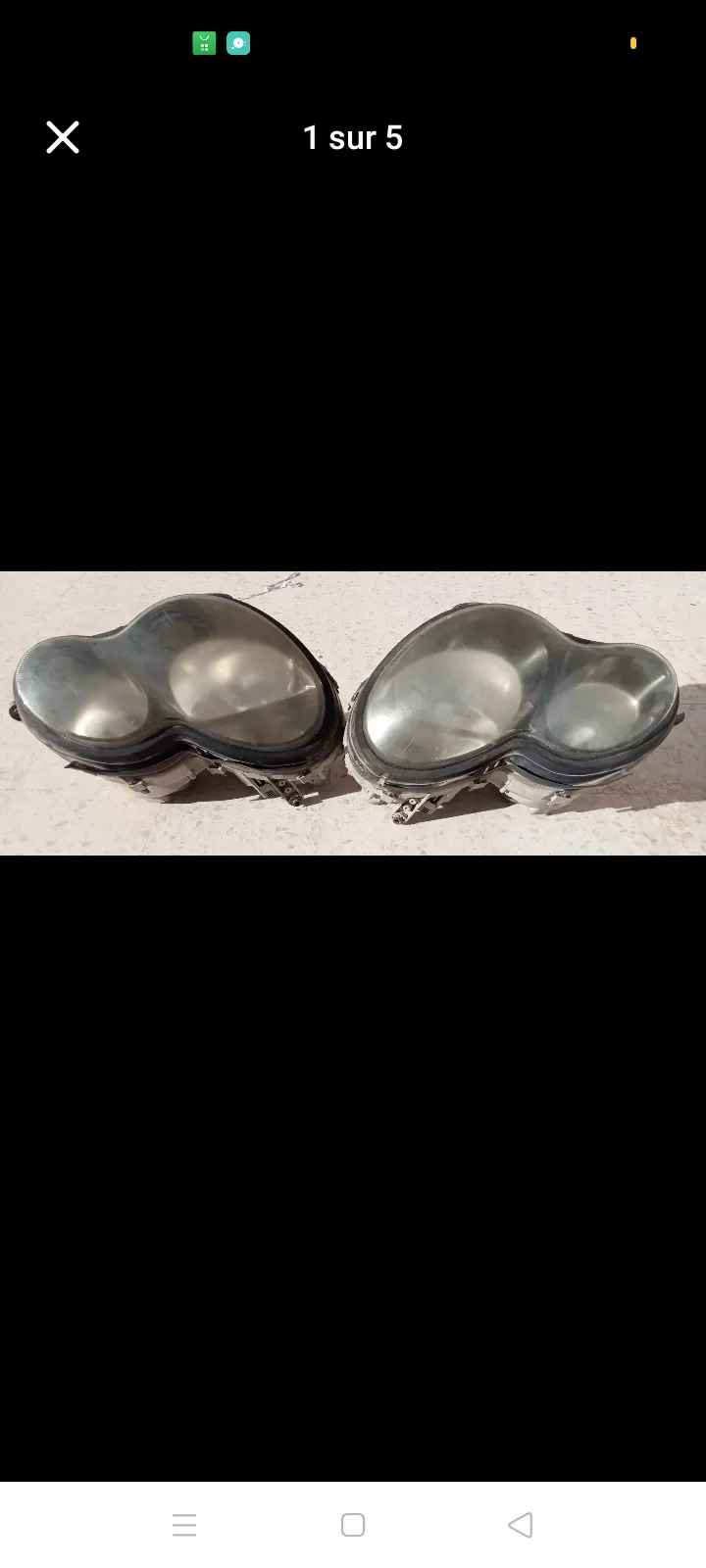 Moteur Mercedes C200 et phares