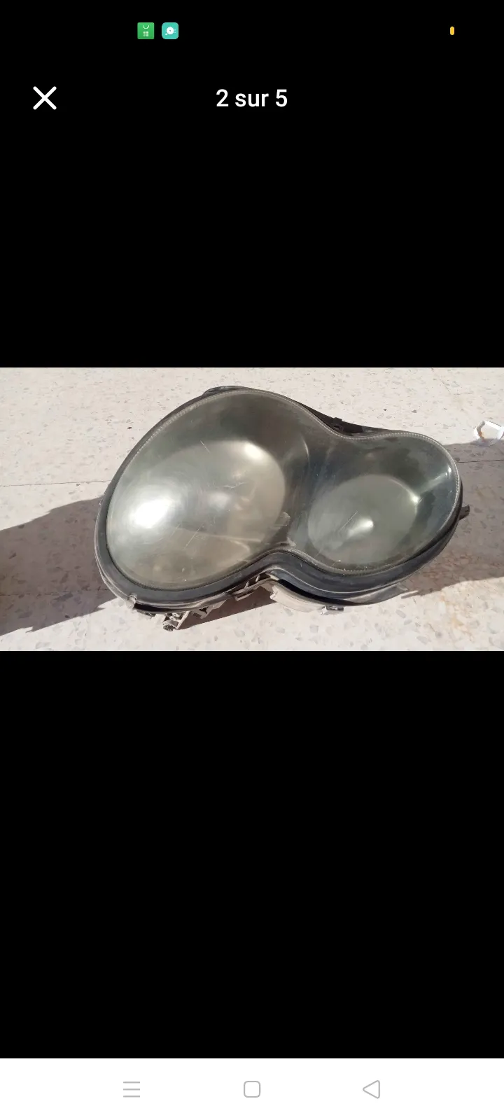 Moteur Mercedes C200 et phares