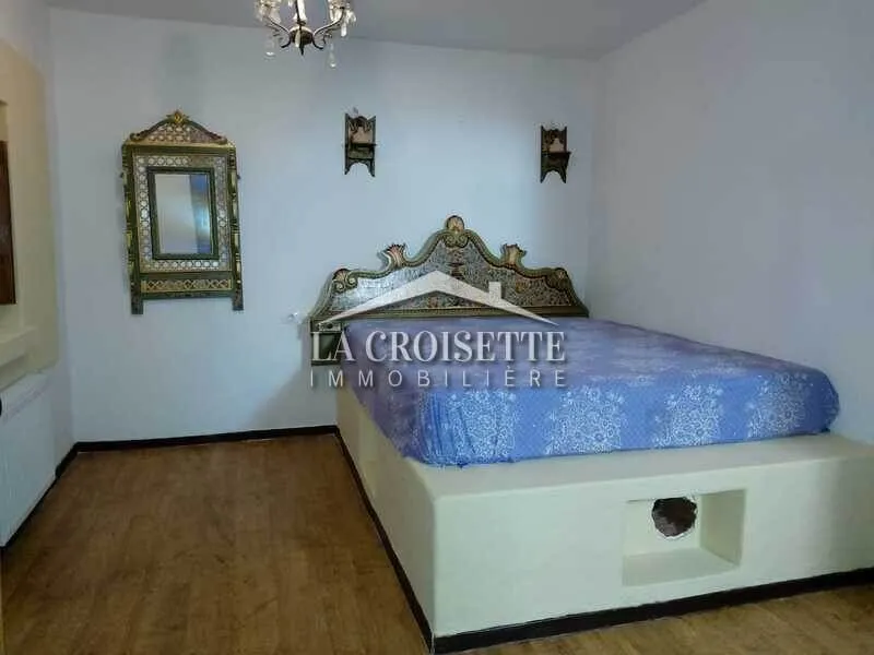 Duplex s3 meublé avec piscine à La Marsa MDL0184