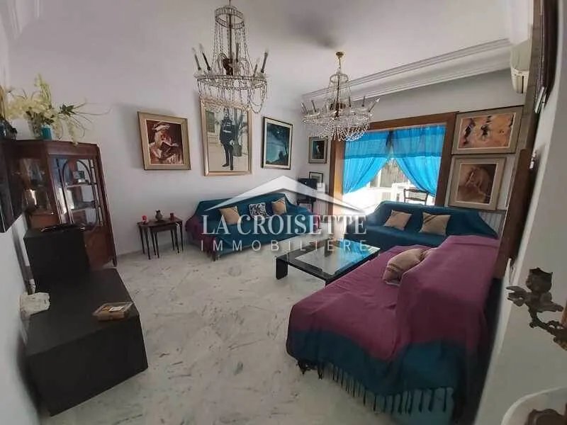 Duplex s3 meublé avec piscine à La Marsa MDL0184