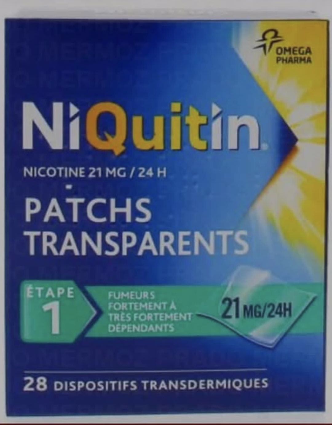 Nicopatch 21mg 28 dispositifs 