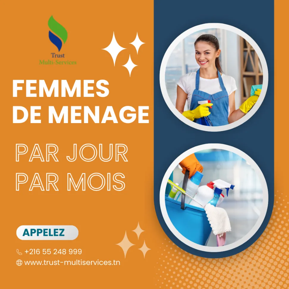FEMME DE MENAGE PAR JOUR A CITE OLYMPIQUE