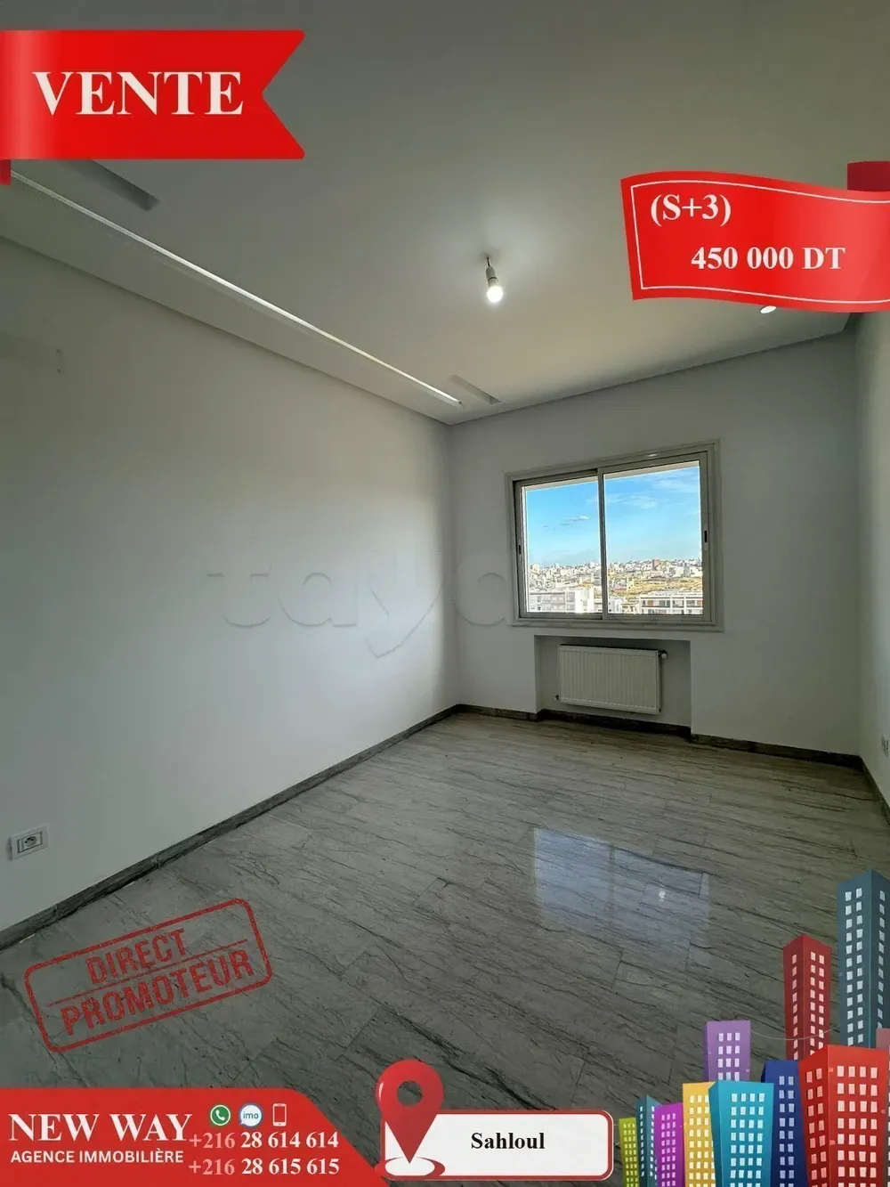 (S+3) Directe Promoteur à Sahloul 4