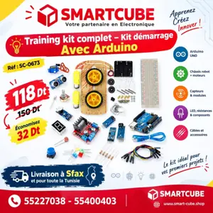 Training Kit Complet – Kit Démarrage Avec Arduino