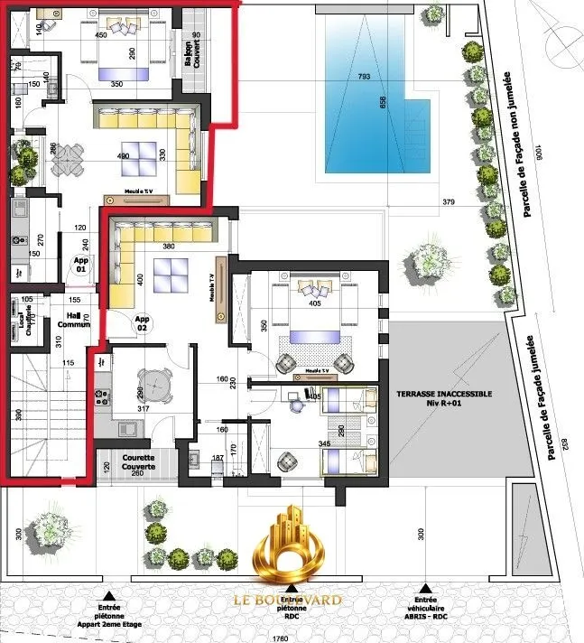 A Vendre Appartement S+1 Haut Standing à Hammamet Nord