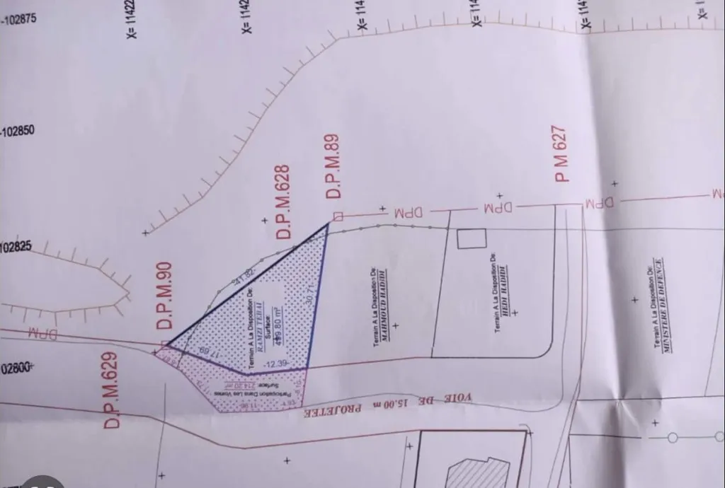 Terrain 700 m² vue mer – El Haouaria