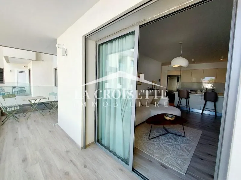Appartement s1 meublé avec terrasse à La Marsa MAL1971