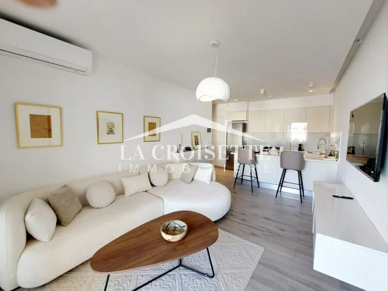 Appartement s1 meublé avec terrasse à La Marsa MAL1971