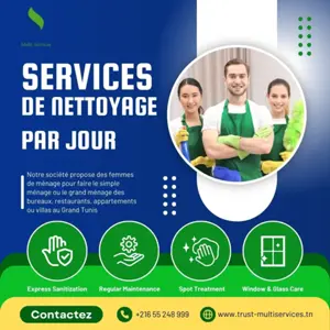 femme de ménage par jour a tunis 