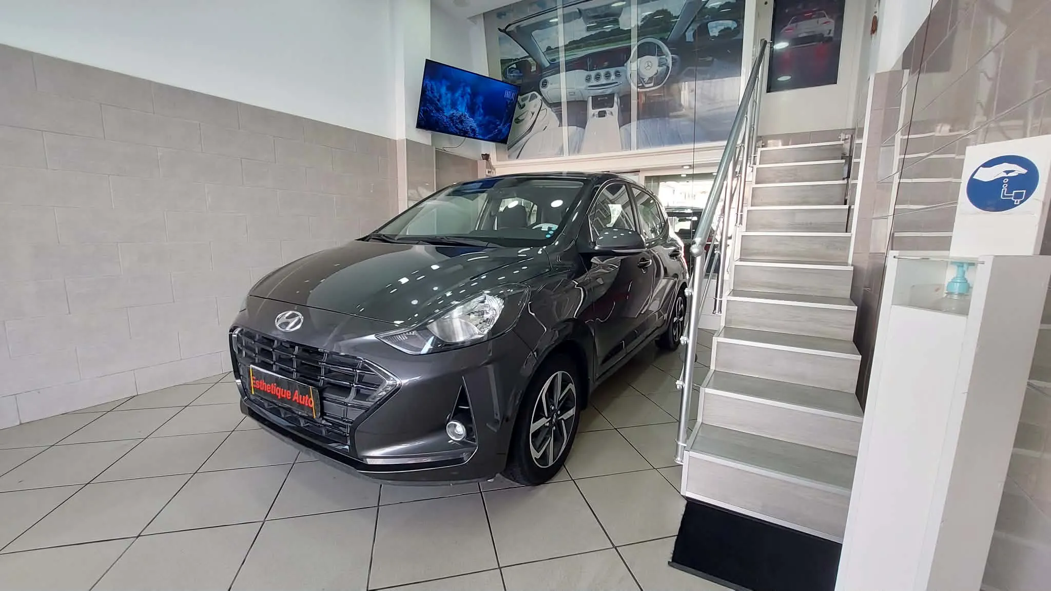 Hyundai I10-Fin 2023-BVA-kilométrage 50 mille-Tel 98479647