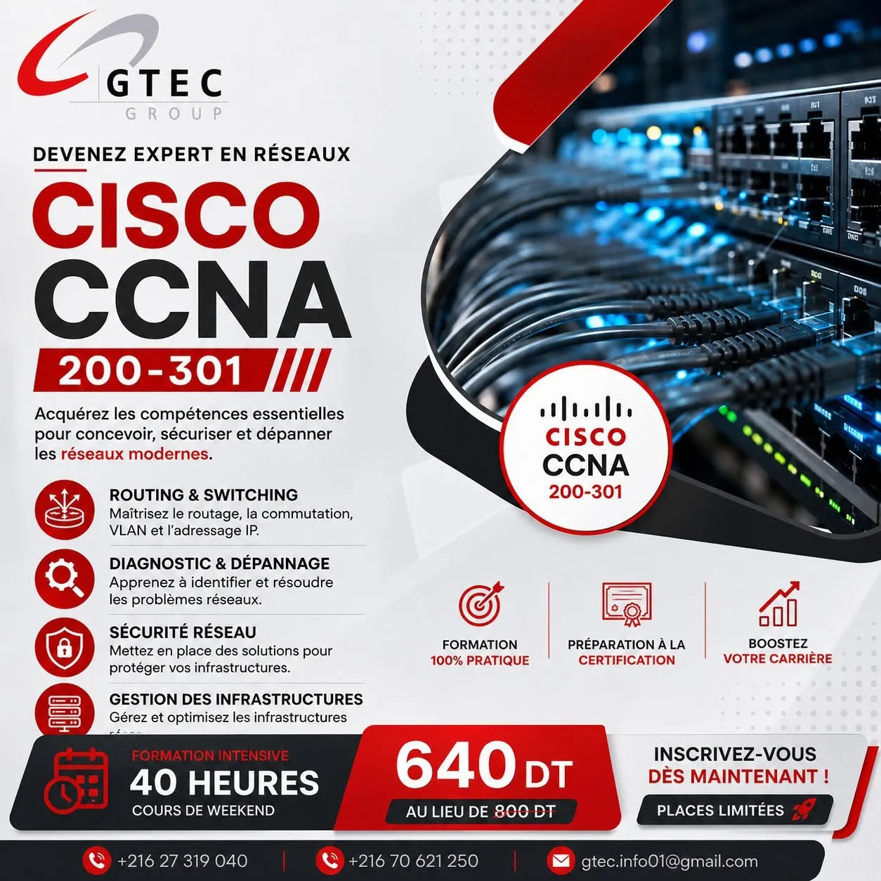 Devenez Administrateur Réseaux Cisco CCNA 200-301