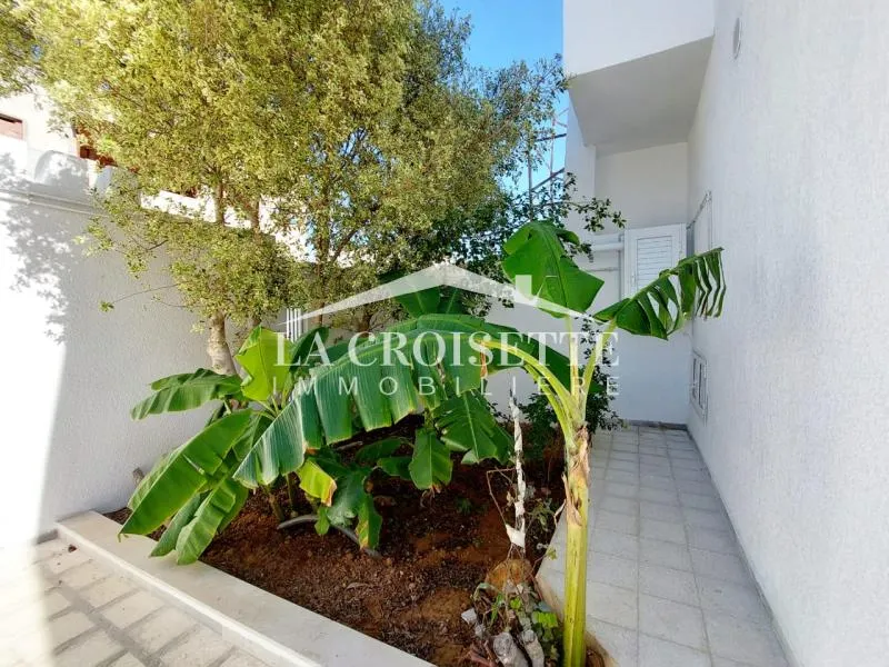 Duplex S+3 avec Jardin à louer à La Marsa MDL0707