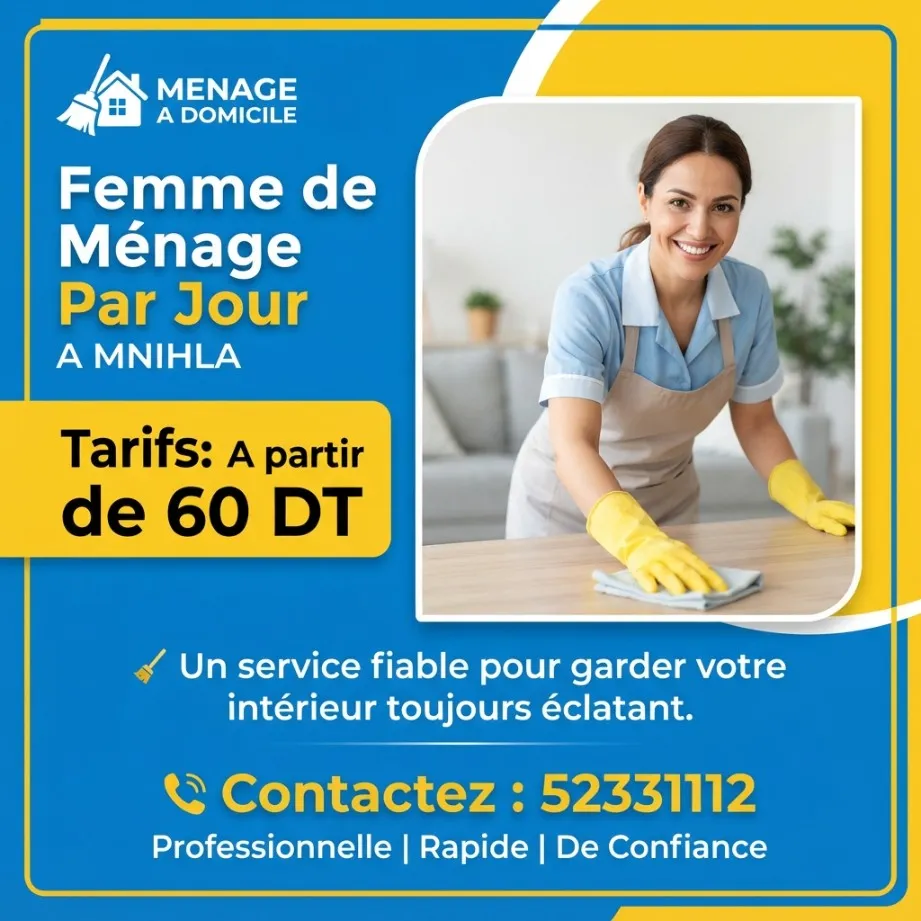 FEMMES DE MENAGE PAR JOUR