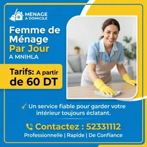 FEMMES DE MENAGE PAR JOUR