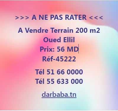 terrain a vendre
