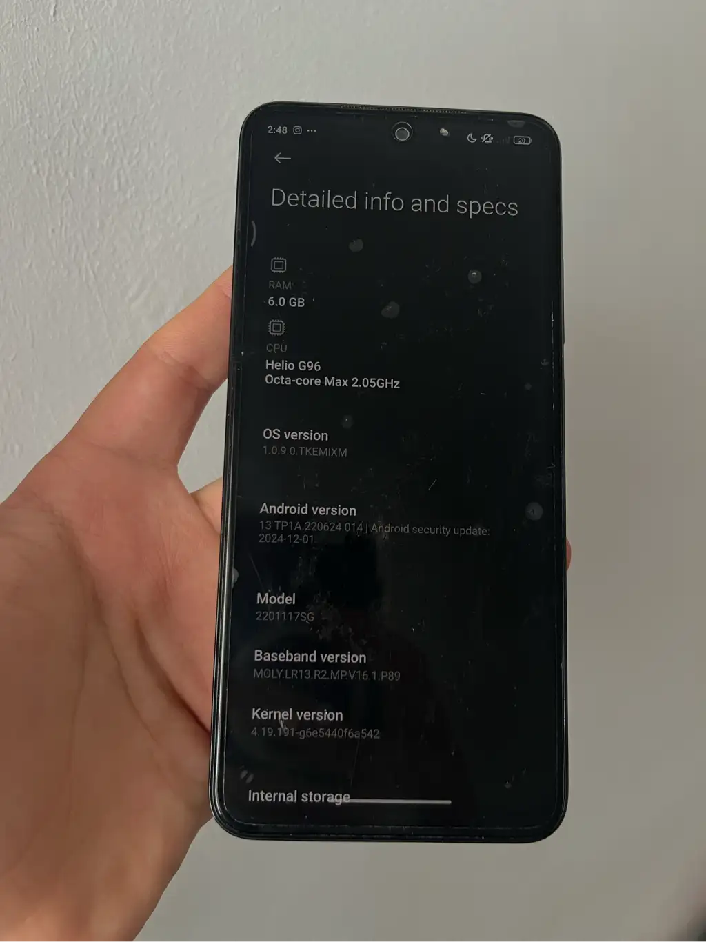 Xiaomi Redmi Note 11S 6 Go RAM – Bon état